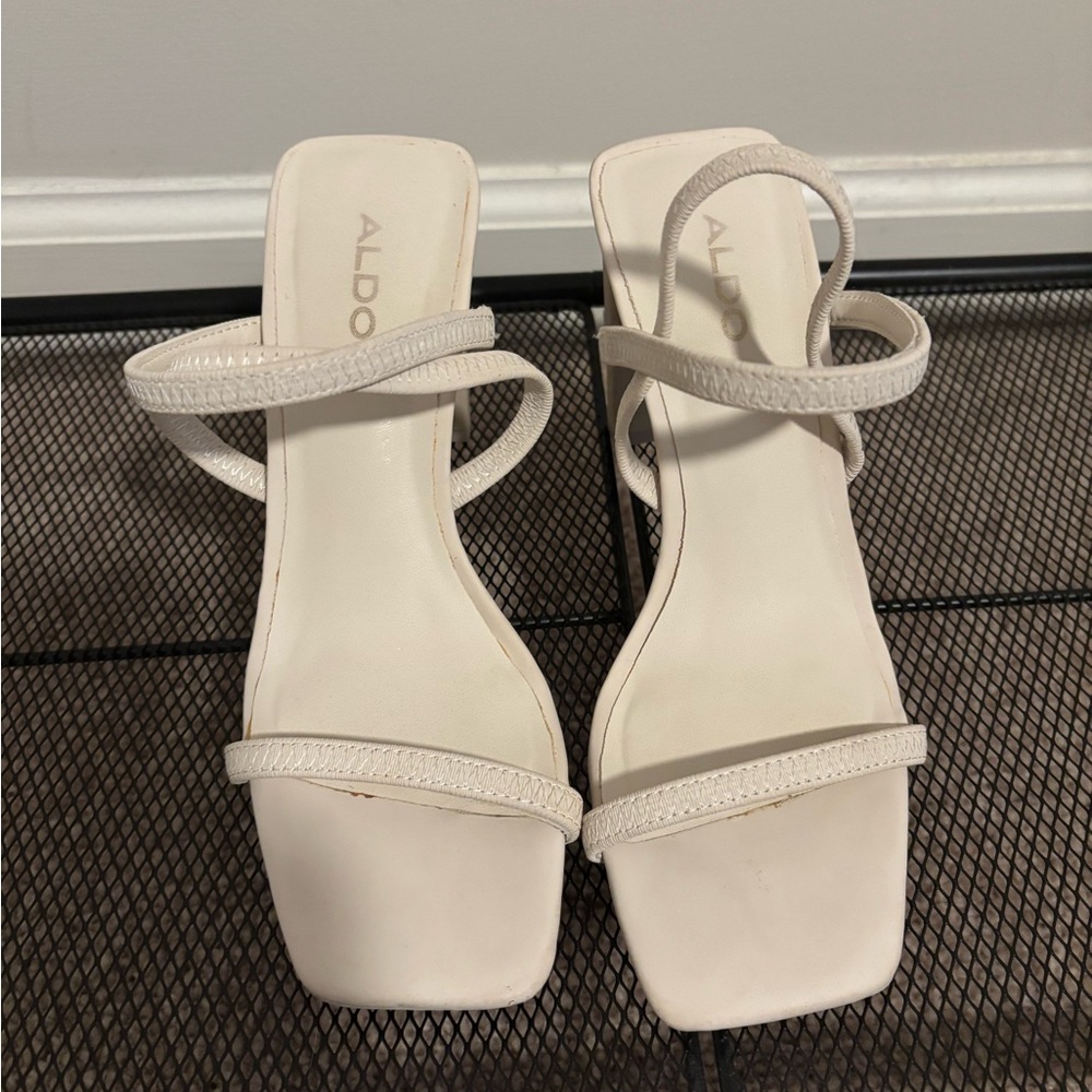 Aldo Women's Elegant Cream Heels